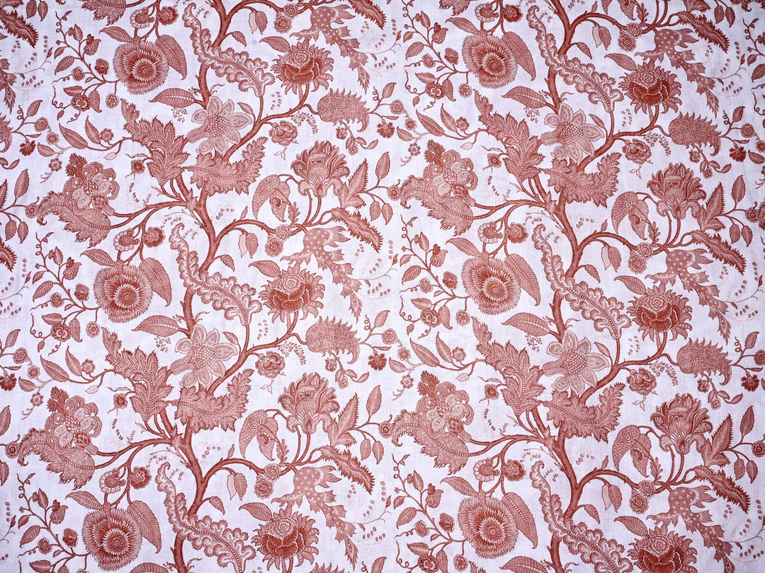 Floral Bail Printed Soft Cotton Fabric by the Yard