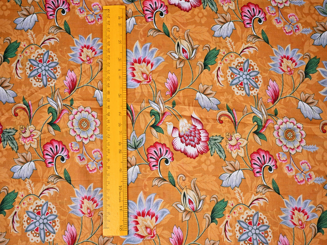 mughal print fabric