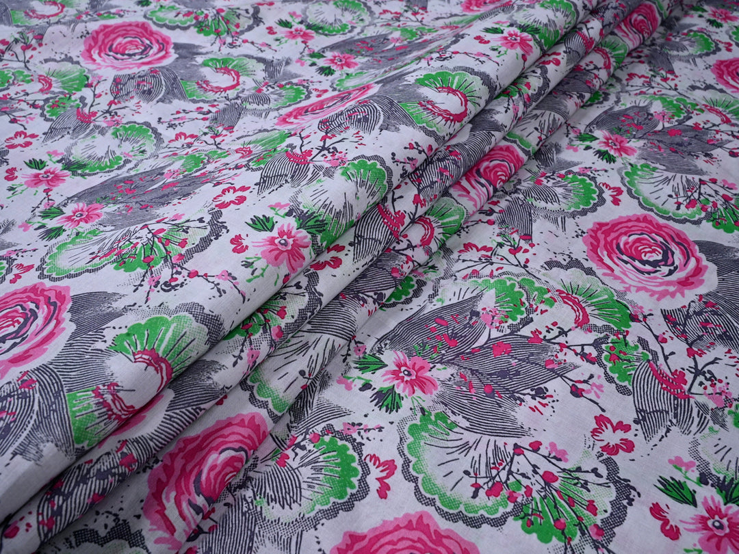 handblock printed cotton fabric online