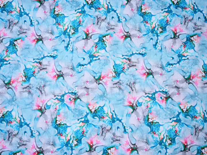 Discover Our Sea Green Camouflage Cotton Fabric Patterns