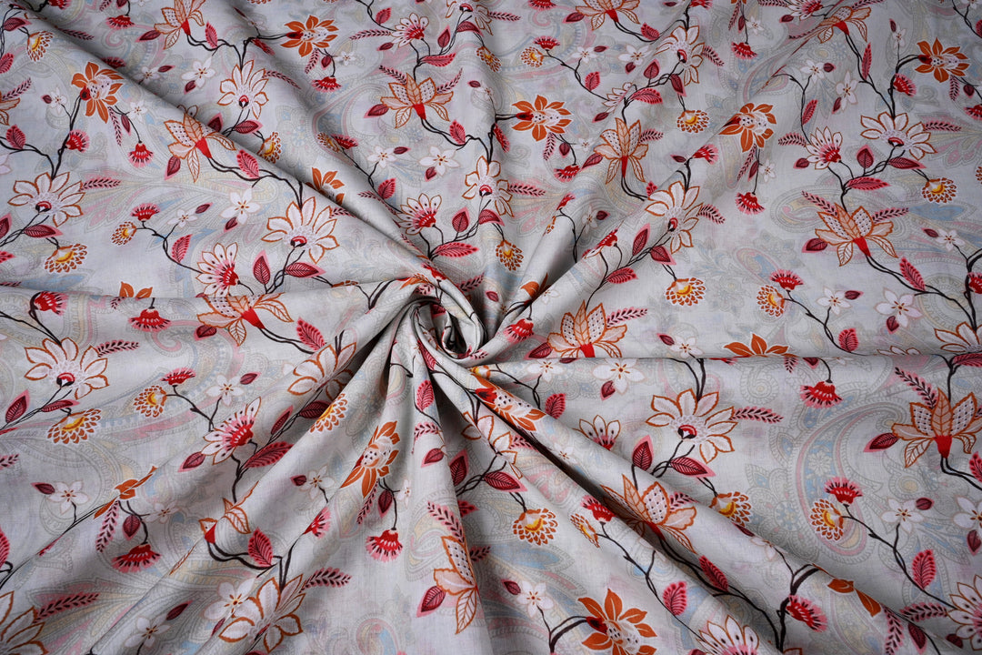 Spring Floral Pattern Ideal for Delightful Garments and Home Decor