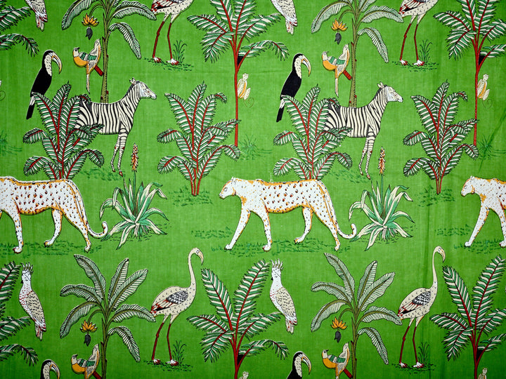 safari chic pattern cotton fabric trends