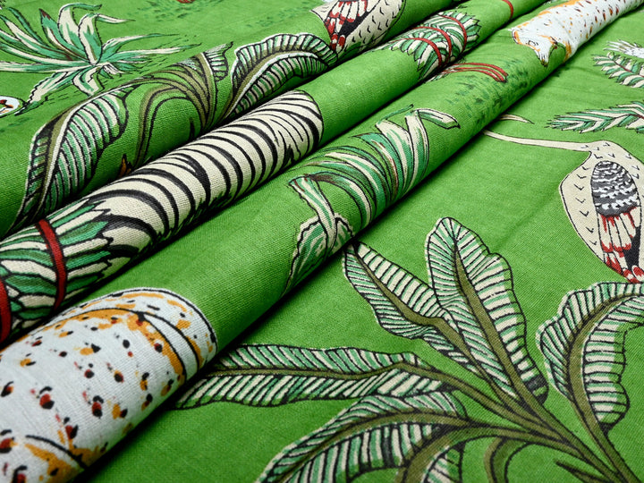 Forest Print Cotton Fabric