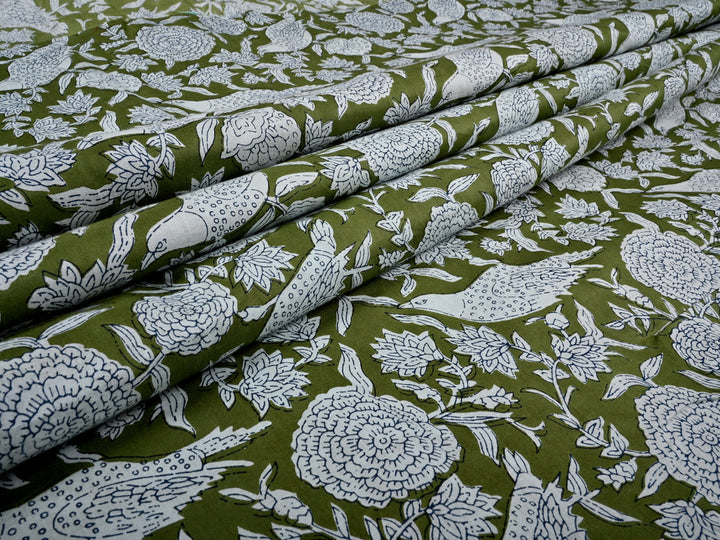 Cotton Fabric Block Printing Online India