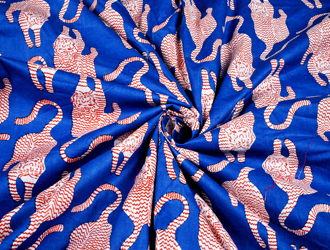 jungle safari print fabric india