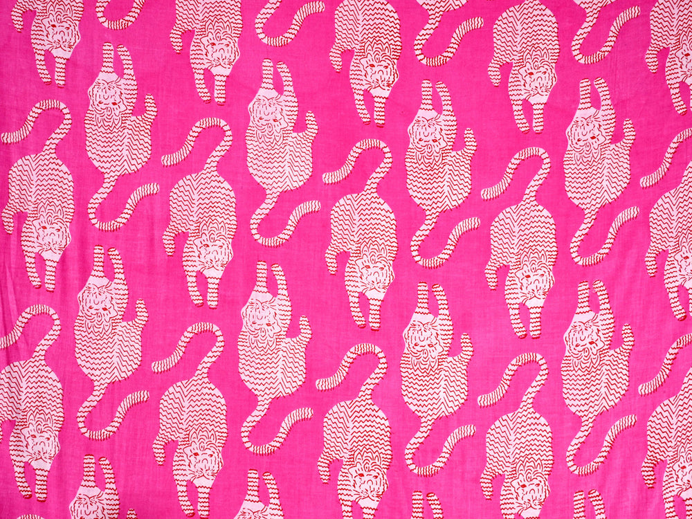 jungle safari cotton print fabric