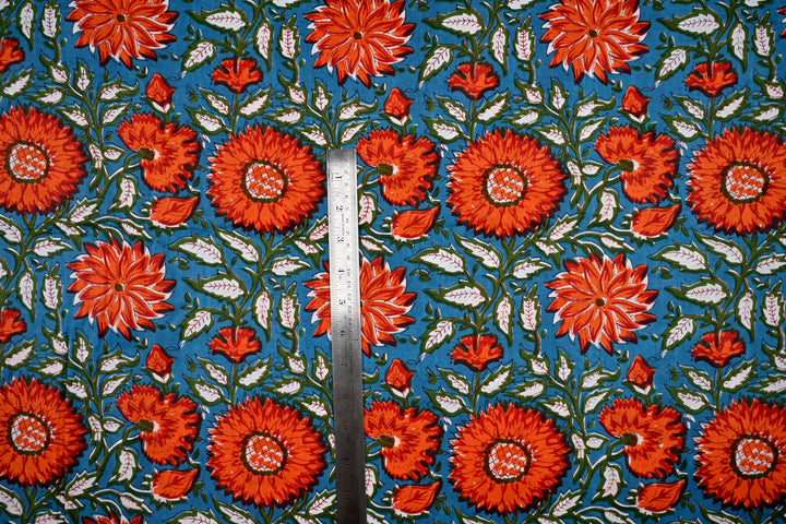 Indian Handblock Cotton Print Fabric