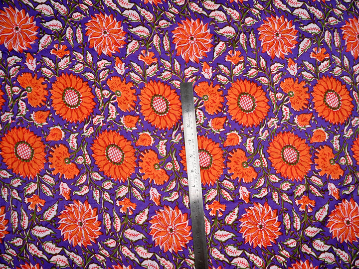 Floral Printed Cotton Fabric Online India