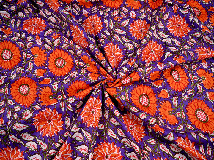 Cotton Floral Print Fabric