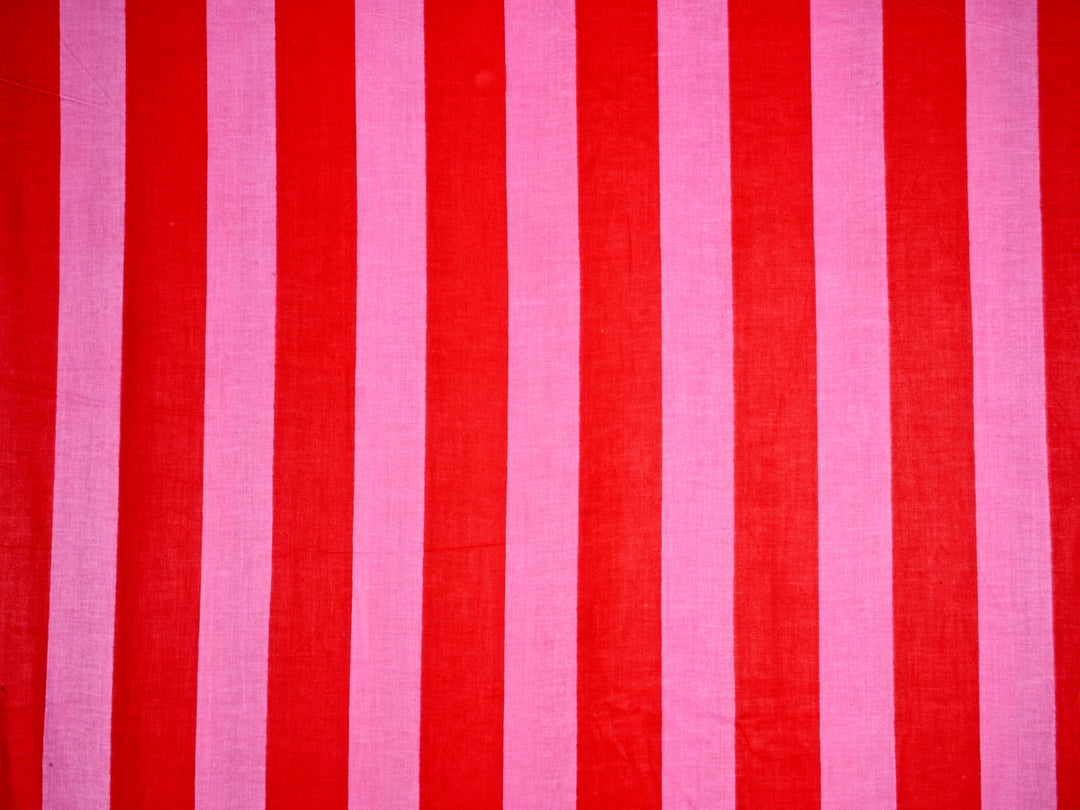 cool red and pink stripes fabric