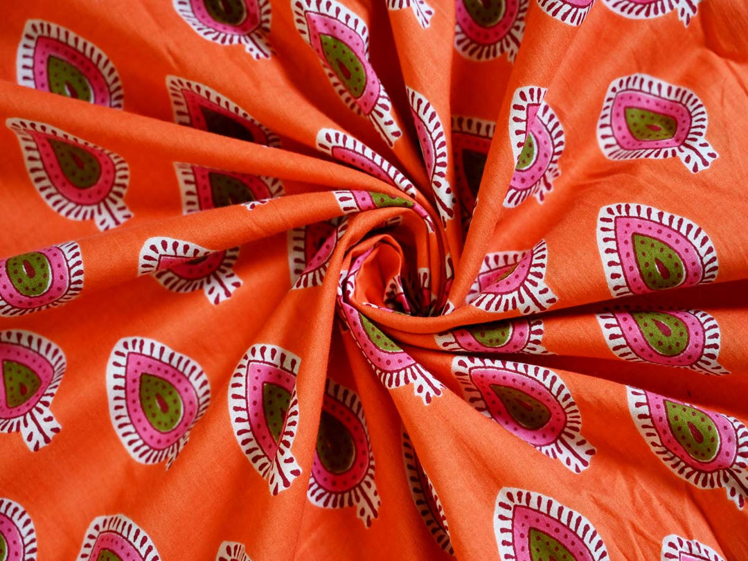 Wholesale Cotton ~ Custom Block Printed Indian Fabric