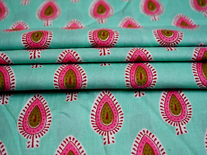 Wholesale Cotton ~ Custom Block Printed Indian Fabric