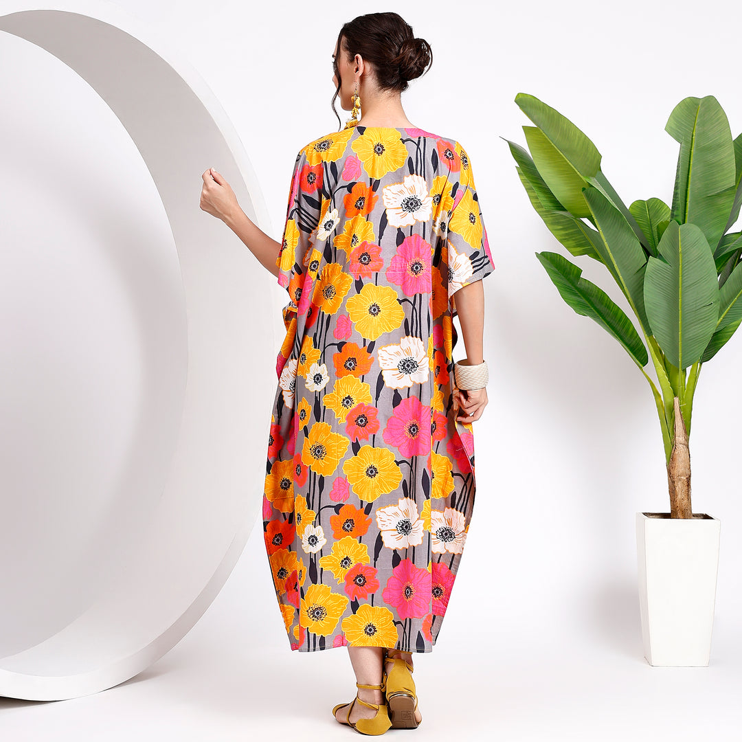 Floral Kaftan Dresses for Women