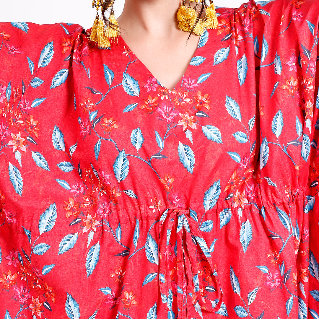 floral printed kaftans