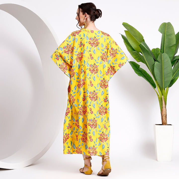 Floral maxi kaftan