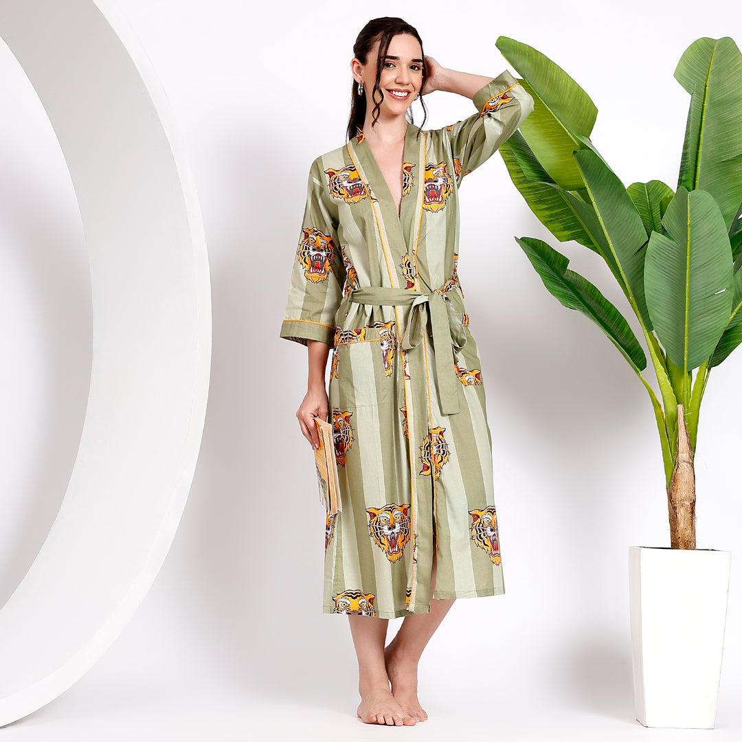 Women's Cotton Kimonos | Stylish Getting Ready Dresses