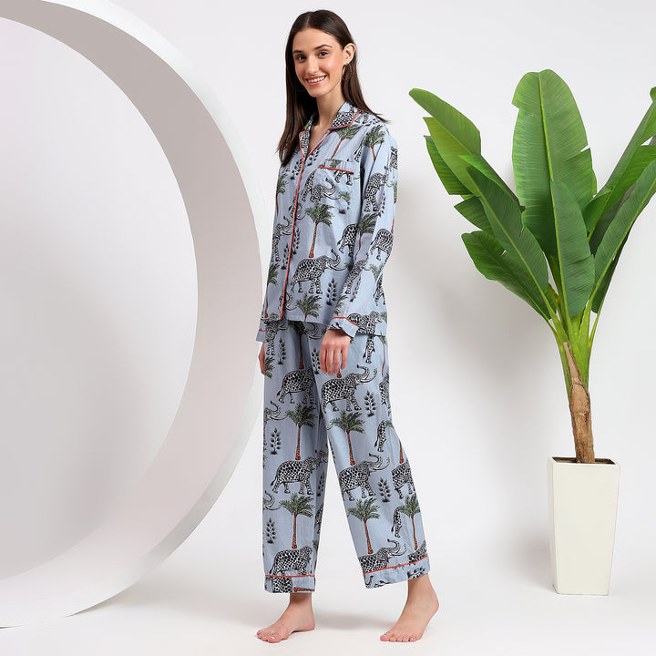 Gray Elephant Pajama Pants - Your Custom Loungewear