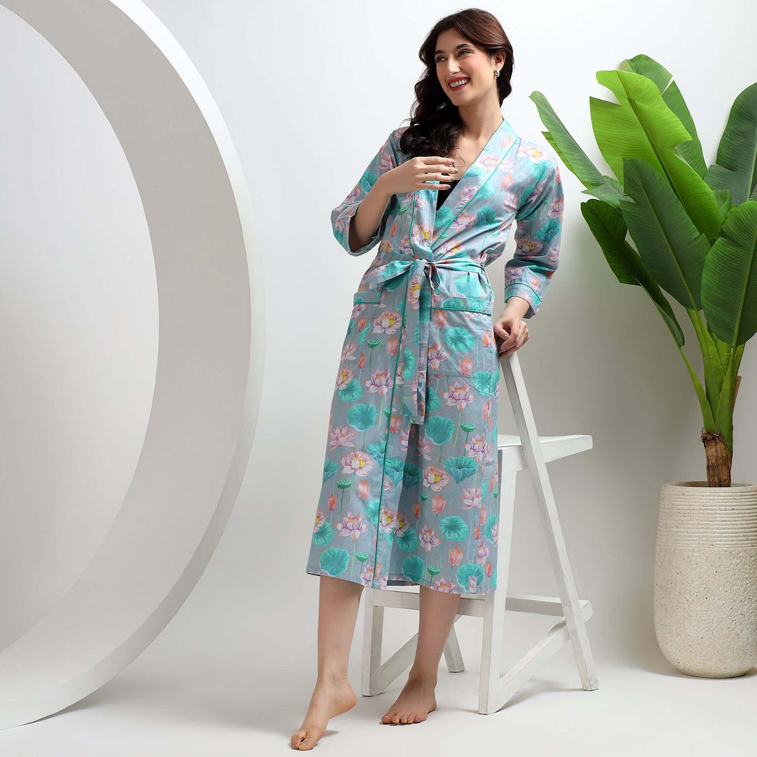 silk cotton dressing gown Womens Silk Bobes Silk Dressing Gown 100% Silk Bathrobe