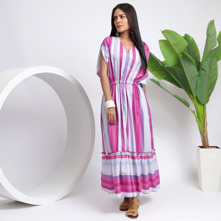 Breathable Cotton Maxi Dresses 