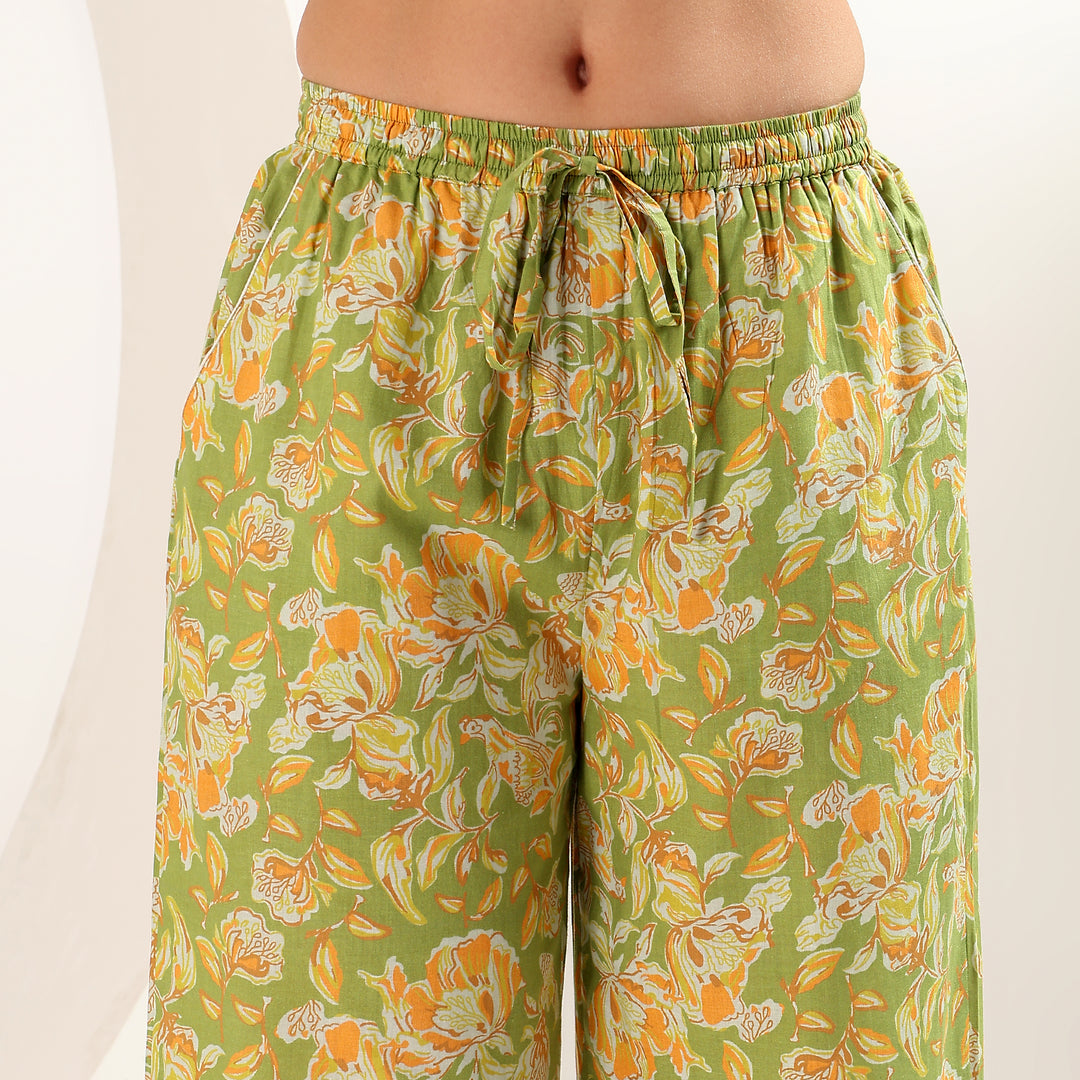 Floral prints pajamas & PJ sets – Indian block print cotton PJs for women