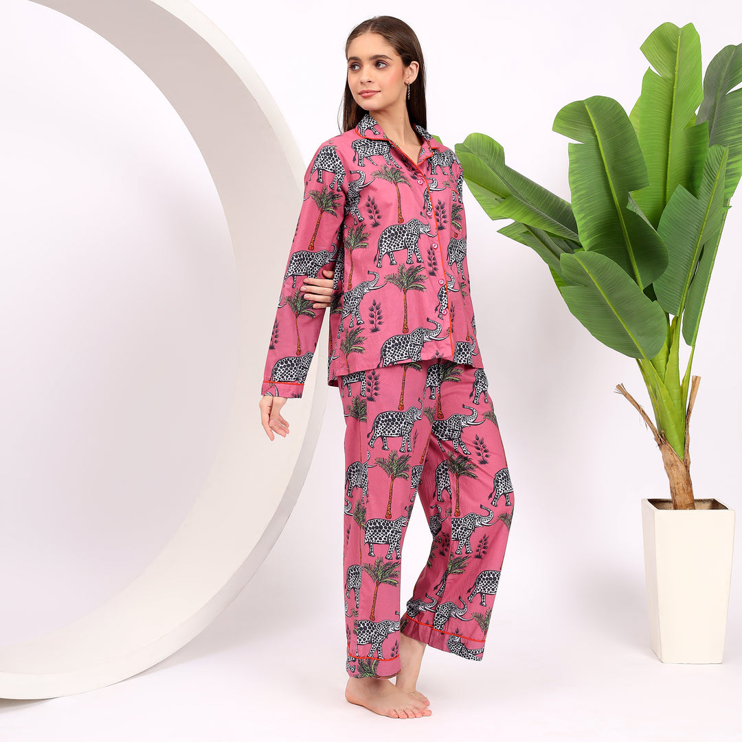 Soft & Lightweight Long PJ Set for Comfy Nights