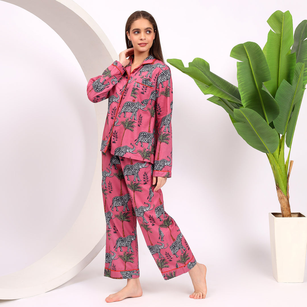 Soft & Lightweight Long PJ Set for Comfy Nights