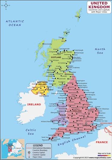 United Kingdom coverage map