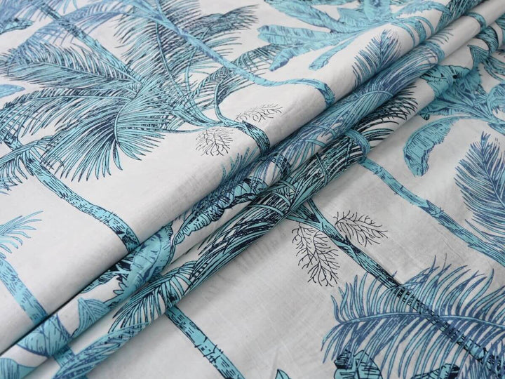 Tropical Indian printed cotton fabric by the yard fabric store online