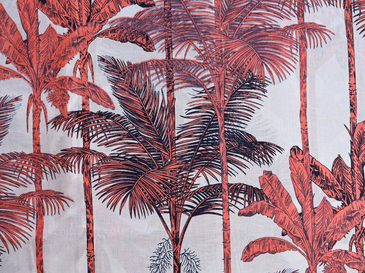 Palm print cotton fabric from India online - Buy fabric online Indian palm print cotton
