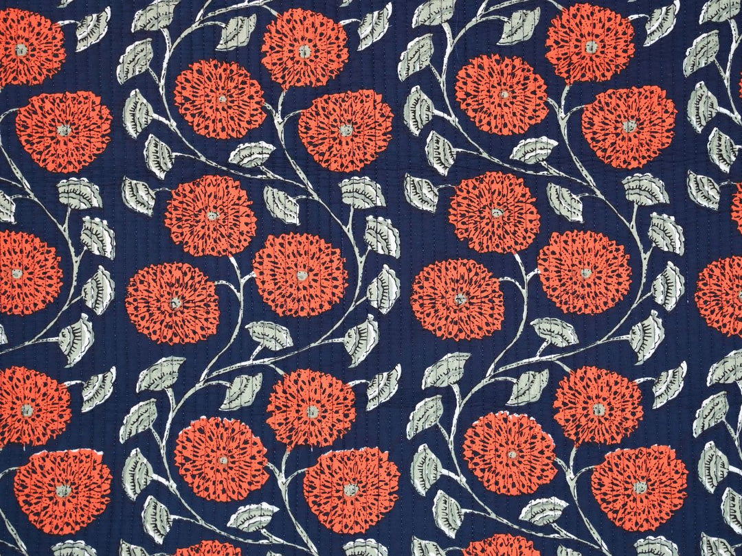Indian print quilt fabric for patchwork, sewing, and home décor projects