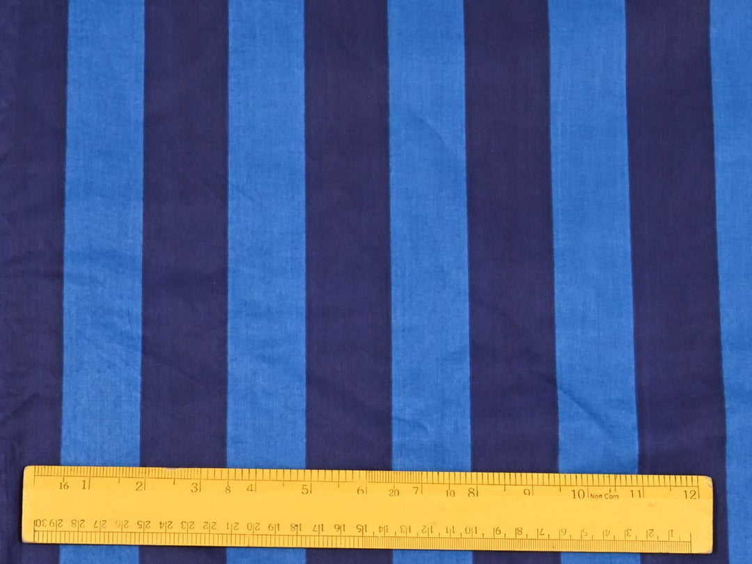 Blue and purple striped fabric - striped cotton dressmakingindia textile