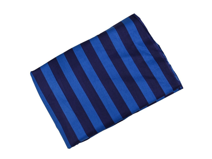 Blue striped print cotton fabric for dresses fabric by the yard
