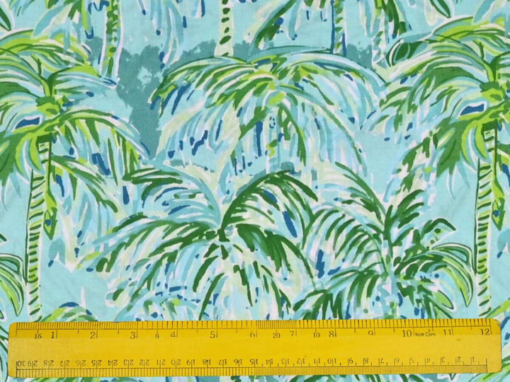 block print cotton fabric tropical design - indian cotton fabric for sewing projects