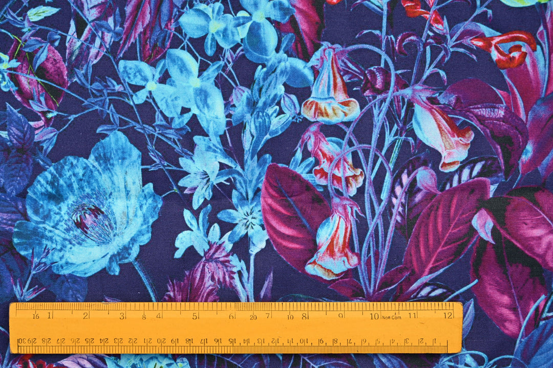 floral quilting cotton fabric - decorative floral fabric for home decor