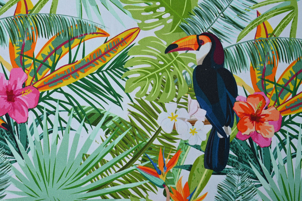 Bird Fabric by the Yard | Beach Themed Cotton Textile Store