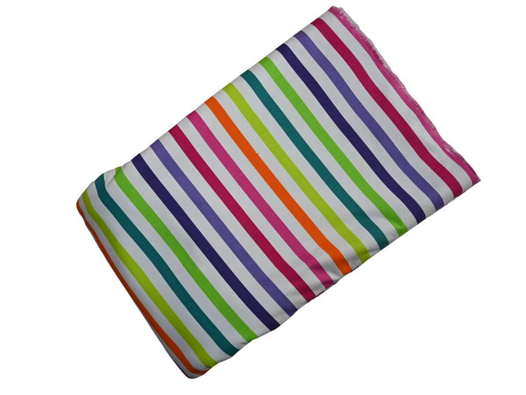 decorative stripe canvas home decor fabric - printed cotton canvas for sewing projects