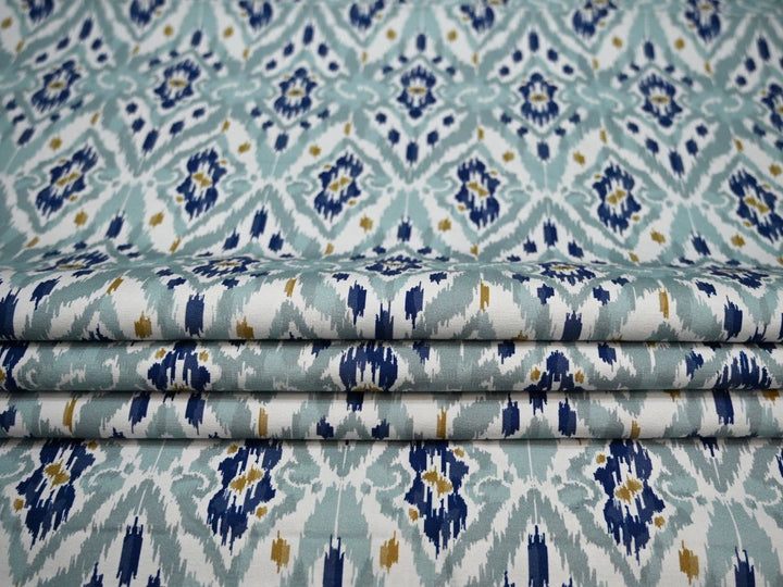 upholstery cotton canvas fabric by yard - ikat canvas fabric for cushions and bags