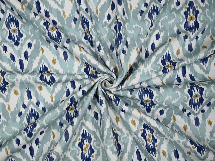 ikat canvas fabric for pillow covers - indian ikat print cotton canvas fabric