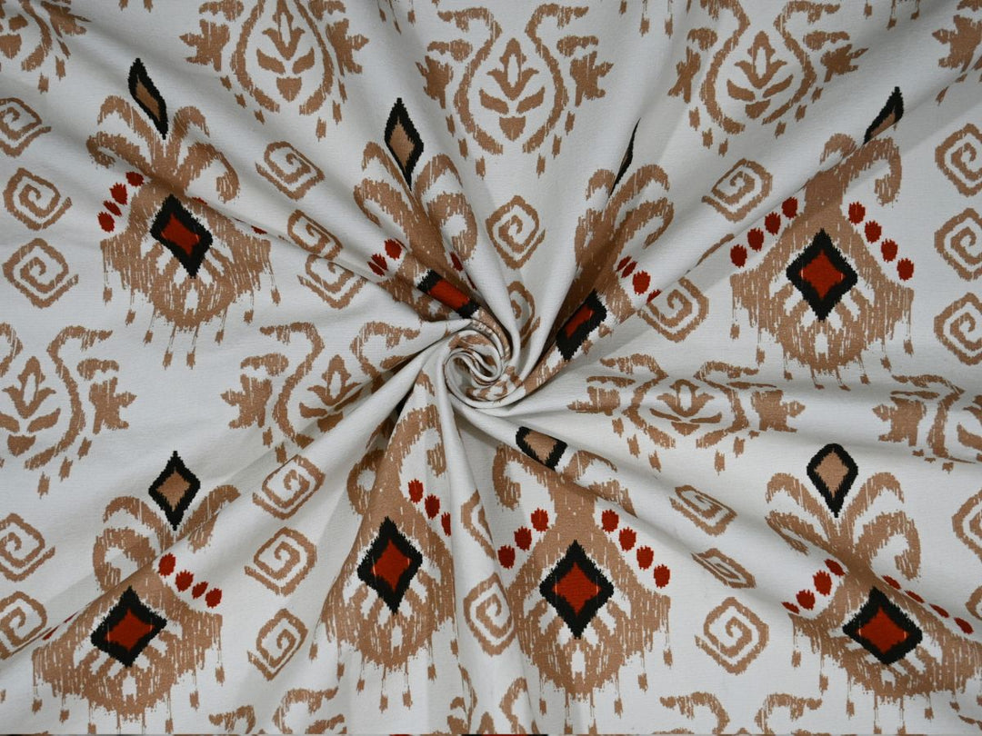 canvas fabric for tote bag sewing - ikat print canvas textile for upholstery