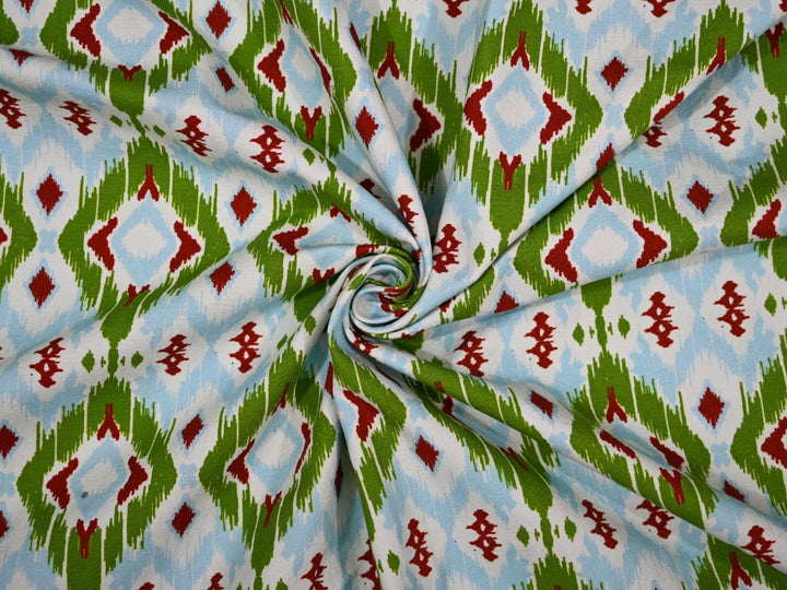 printed canvas cloth textile pattern - ikat canvas fabric for home decor