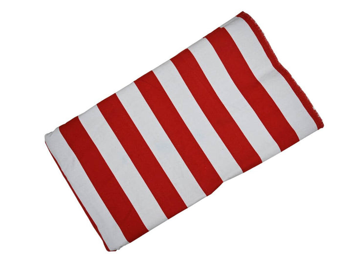 red striped cotton canvas textile - cotton canvas material for cushions