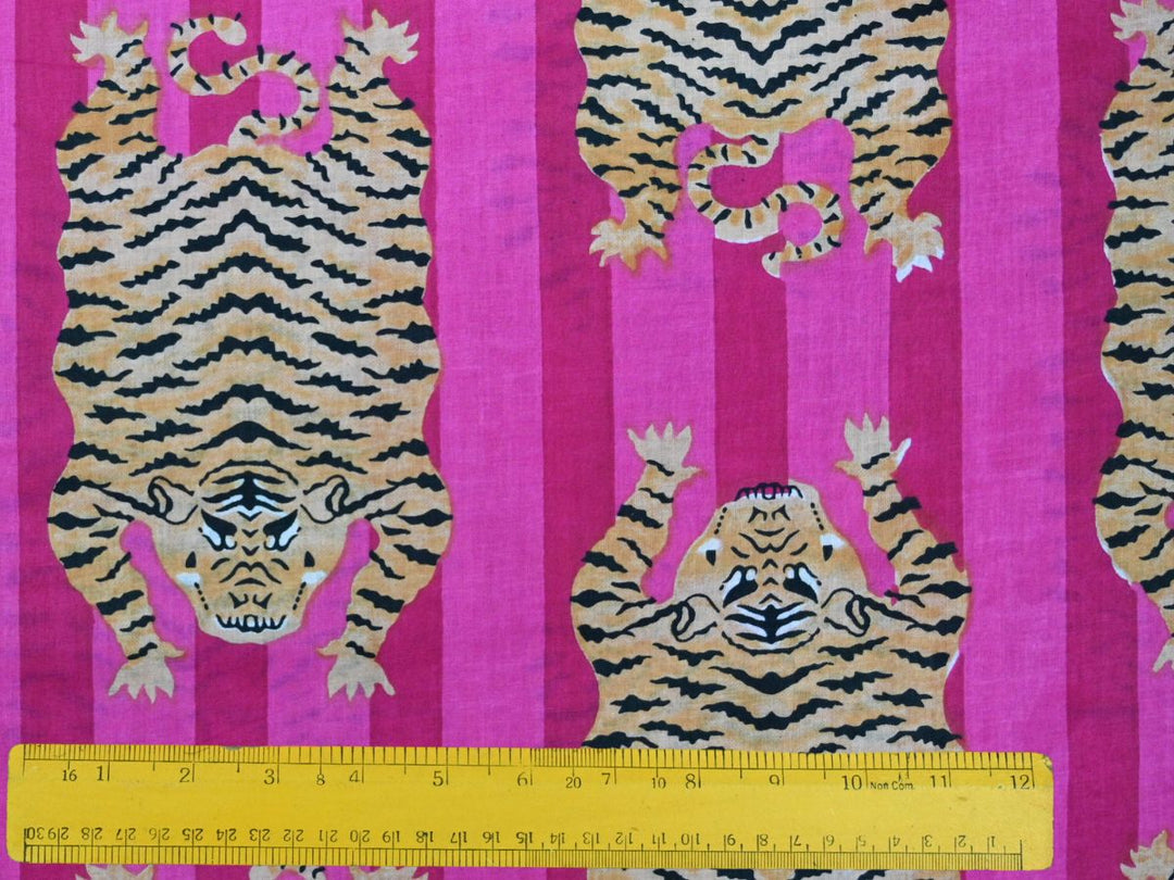 indian printed cotton textile animal design - bold animal print upholstery fabric