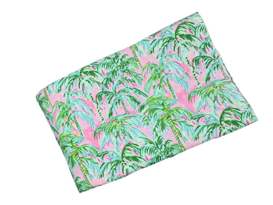 decorative palm tree fabric for home decor - tropical quilting cotton fabric