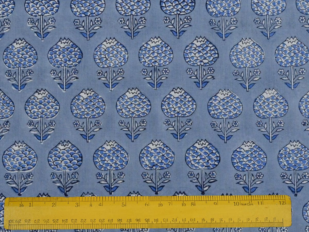 Printed cotton block print fabric for DIY projects - Artisan block print fabric collection India