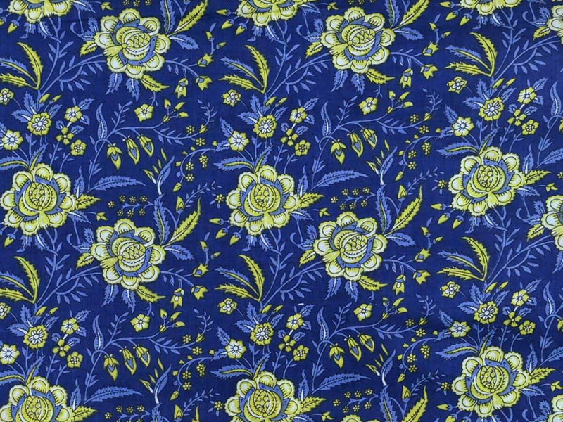 Block print cloth handmade fabric India - Traditional Indian block print fabric online