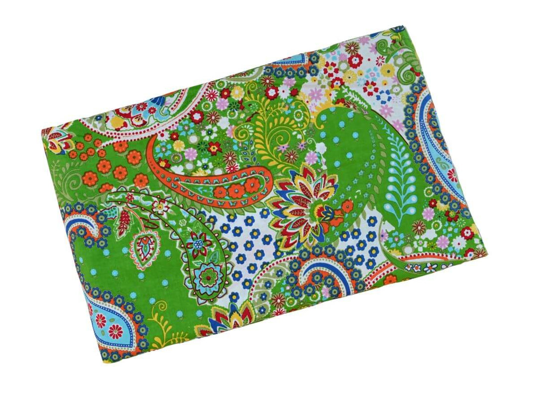 Buy bandana fabric online India store - Paisley bandana cotton fabric for clothing