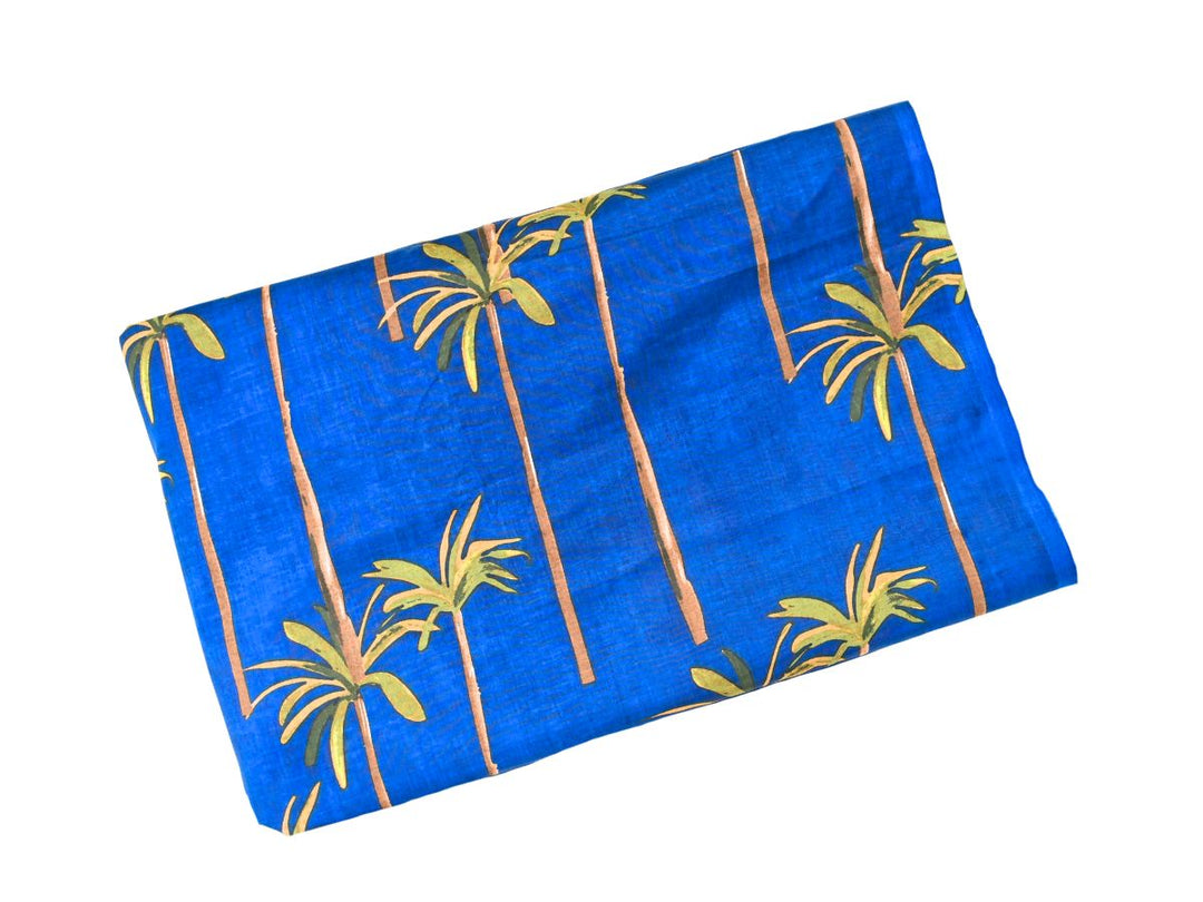 Indian cotton palm leaf fabric for summer clothing