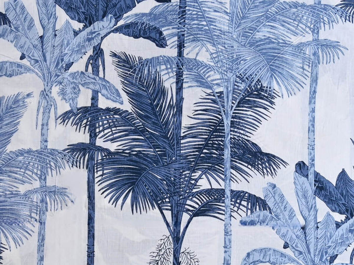 Tropical Indian printed cotton fabric by the yard - Quilting fabric tropical print Indian cotton