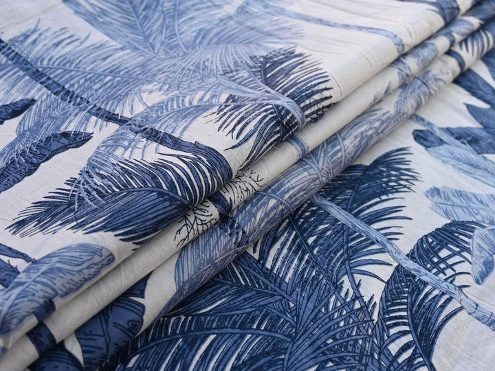 Tropical Indian Printed Cotton Fabric by the Yard for Quilting | Indolibas