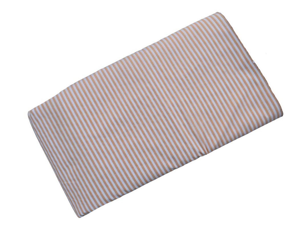 Indian Cotton Stripe Fabric Online showing soft, breathable striped fabric ideal for sewing projects.